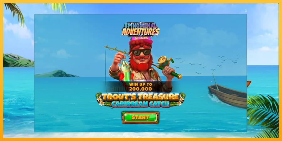 Trouts Treasure Caribbean Catch gaming machine for money, picture 1