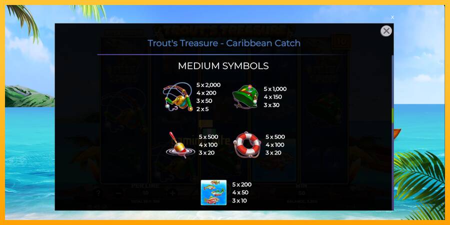 Trouts Treasure Caribbean Catch gaming machine for money, picture 6