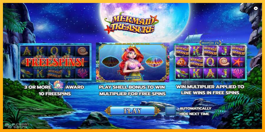 Mermaid Treasure gaming machine for money, picture 1