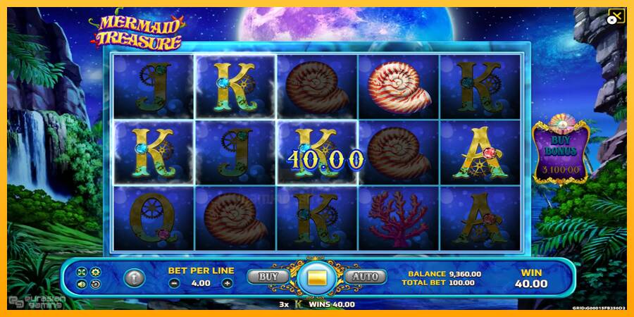 Mermaid Treasure gaming machine for money, picture 4