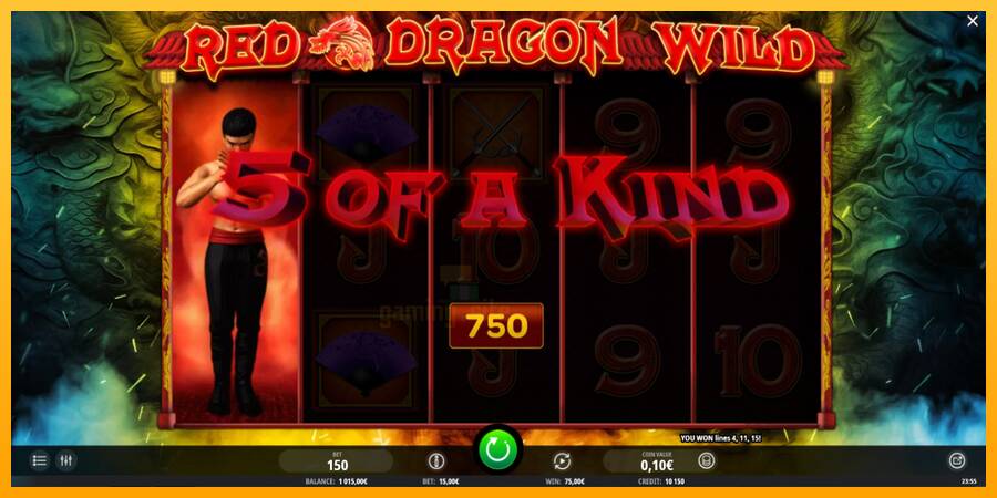 Red Dragon Wild gaming machine for money, picture 3