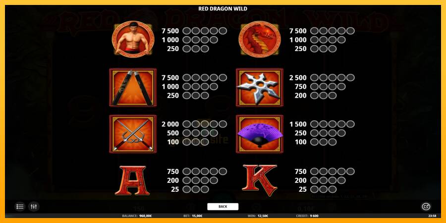 Red Dragon Wild gaming machine for money, picture 5