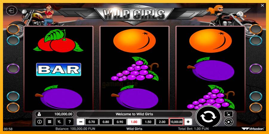 Wild Girls gaming machine for money, picture 1