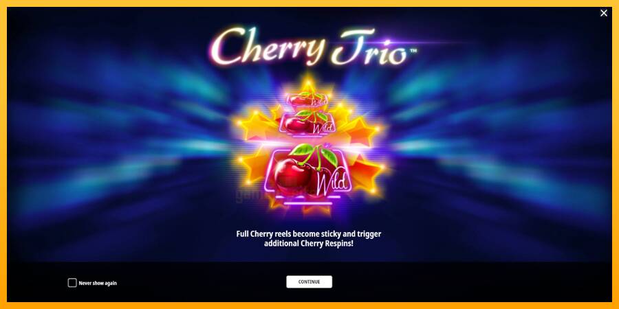 Cherry Trio gaming machine for money, picture 1