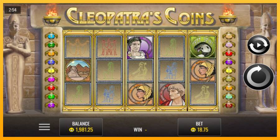 Cleopatra’s Coins gaming machine for money, picture 1