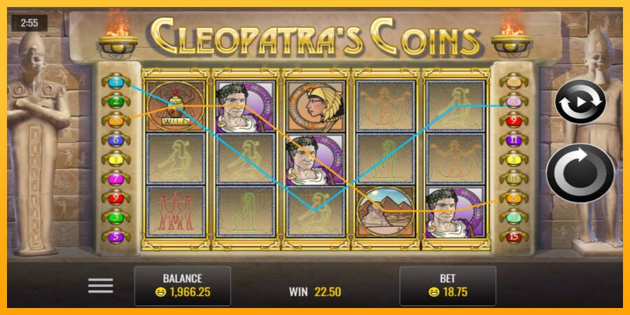 Cleopatra’s Coins gaming machine for money, picture 2