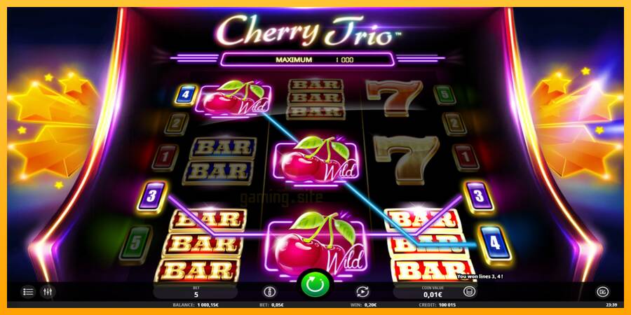 Cherry Trio gaming machine for money, picture 3