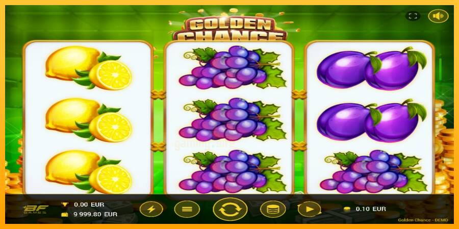 Golden Chance gaming machine for money, picture 1