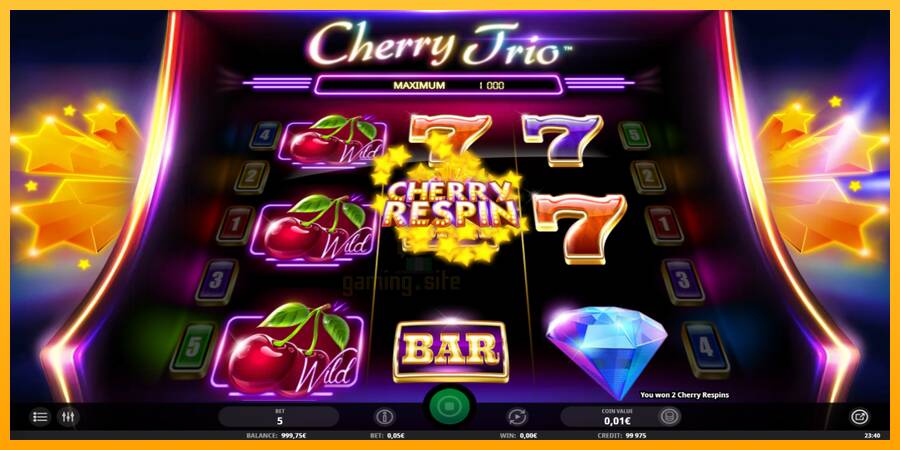 Cherry Trio gaming machine for money, picture 4