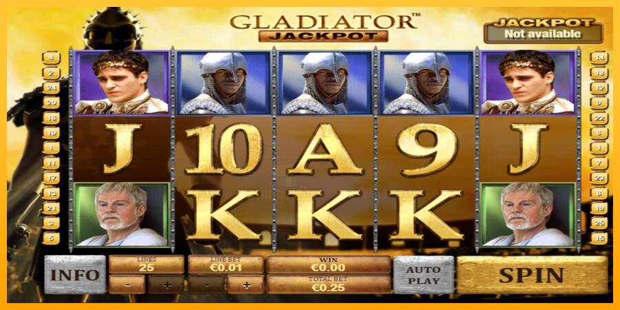 Gladiator Jackpot gaming machine for money, picture 1