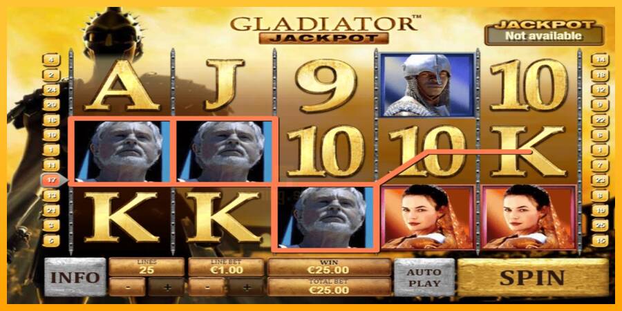 Gladiator Jackpot gaming machine for money, picture 2