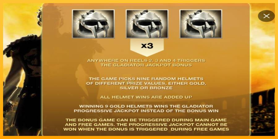 Gladiator Jackpot gaming machine for money, picture 4