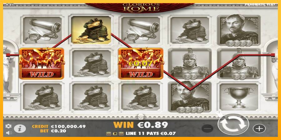 Glorious Rome gaming machine for money, picture 2