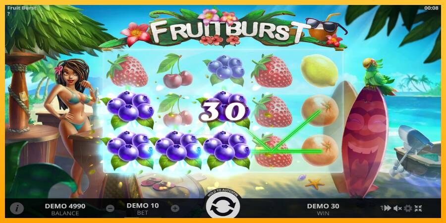 Fruitburst gaming machine for money, picture 3