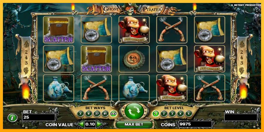 Ghost Pirates gaming machine for money, picture 1