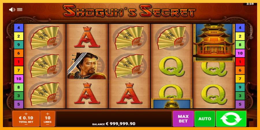 Shoguns Secret gaming machine for money, picture 1