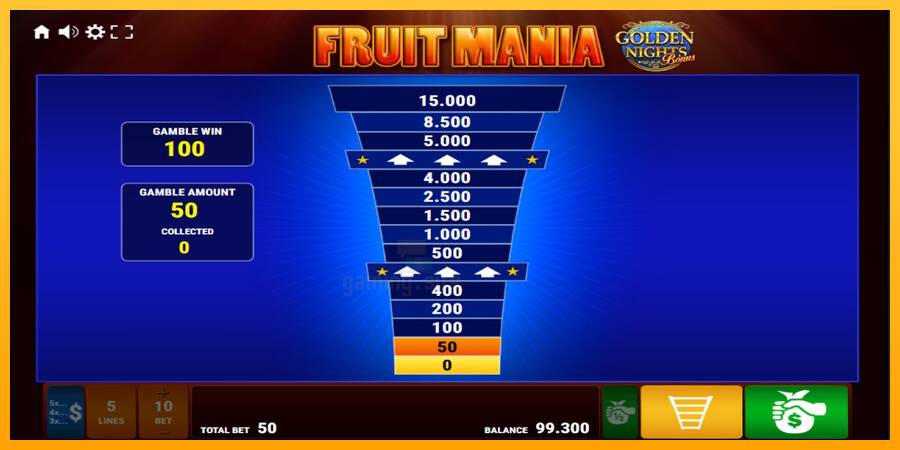 Fruit Mania Golden Nights gaming machine for money, picture 3