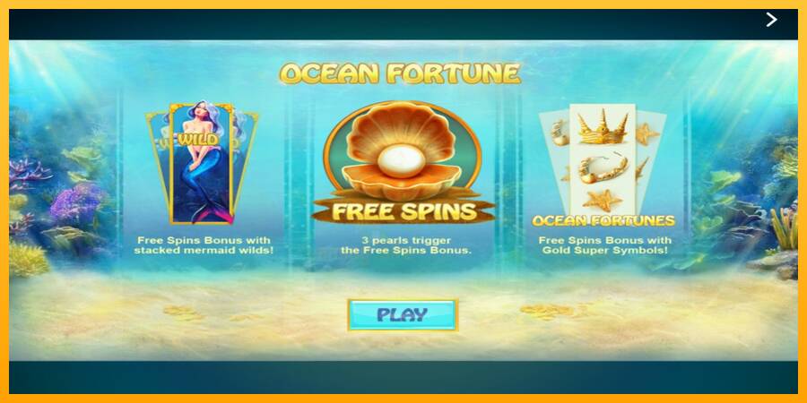 Ocean Fortune gaming machine for money, picture 1