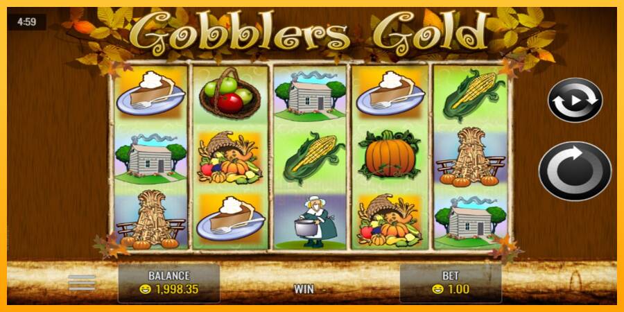 Gobblers Gold gaming machine for money, picture 1