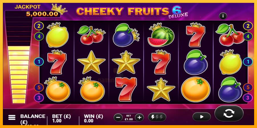 Cheeky Fruits 6 Deluxe gaming machine for money, picture 1