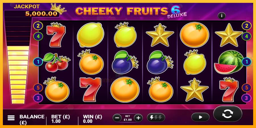 Cheeky Fruits 6 Deluxe gaming machine for money, picture 2