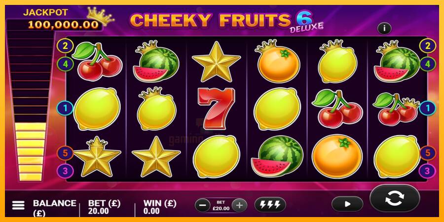 Cheeky Fruits 6 Deluxe gaming machine for money, picture 4