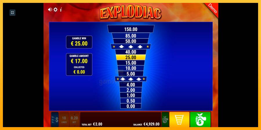 Explodiac gaming machine for money, picture 6