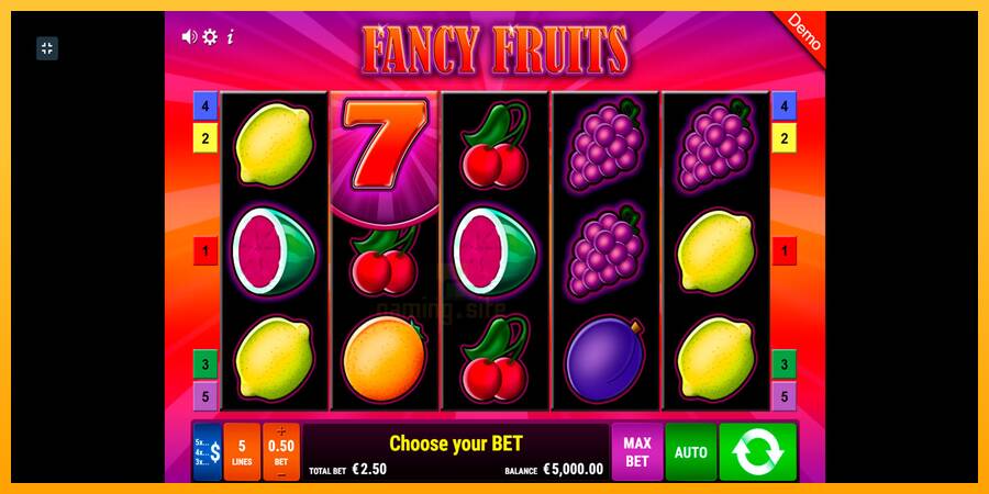 Fancy Fruits gaming machine for money, picture 1