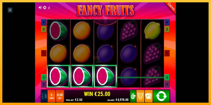 Fancy Fruits gaming machine for money, picture 3