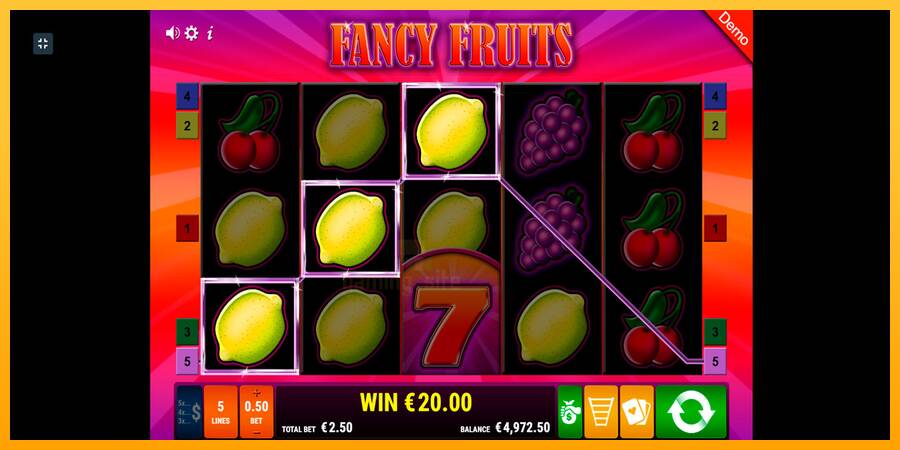 Fancy Fruits gaming machine for money, picture 4