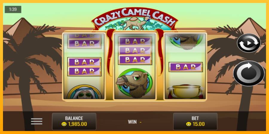 Crazy Camel Cash gaming machine for money, picture 1