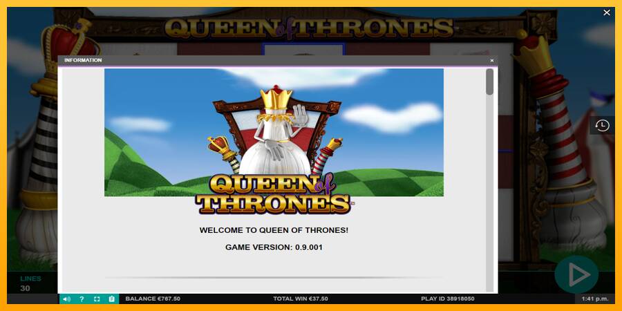 Queen of Thrones gaming machine for money, picture 5