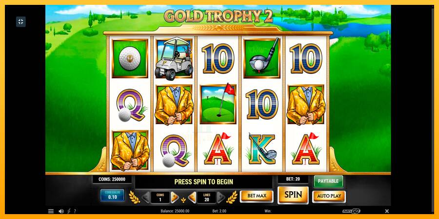 Gold Trophy 2 gaming machine for money, picture 1