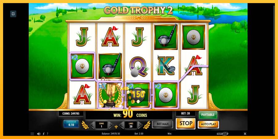 Gold Trophy 2 gaming machine for money, picture 4