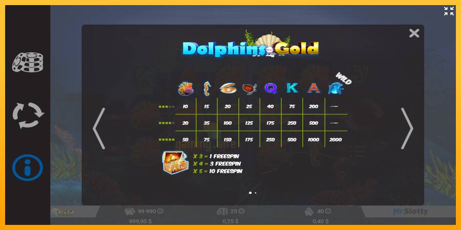 Dolphin Quest gaming machine for money, picture 5