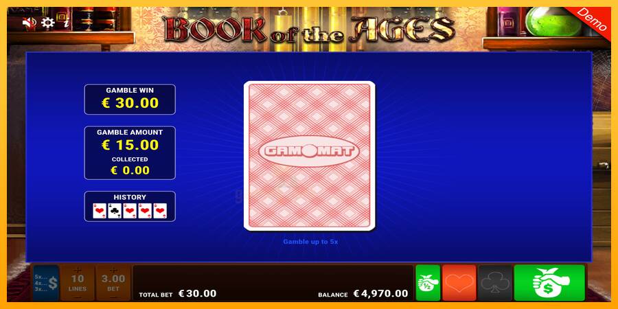 Book of the Ages gaming machine for money, picture 3