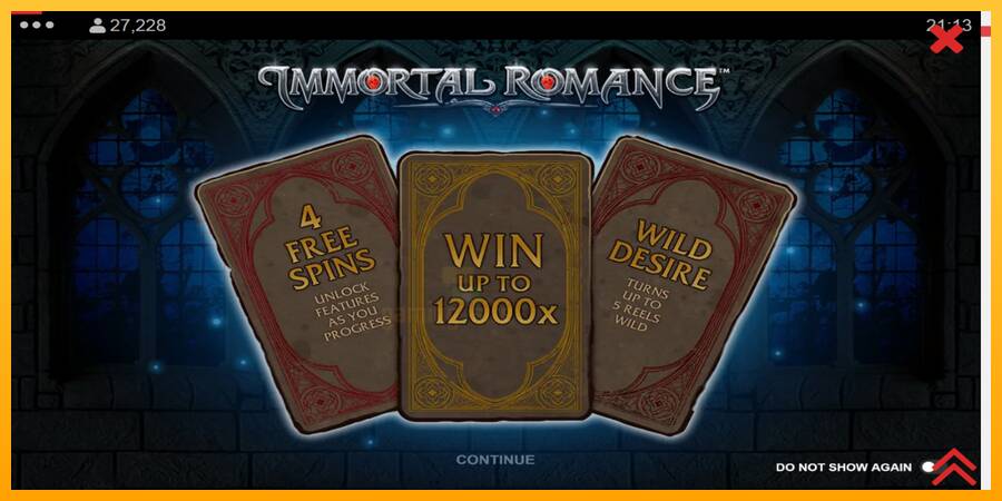 Immortal Romance gaming machine for money, picture 1