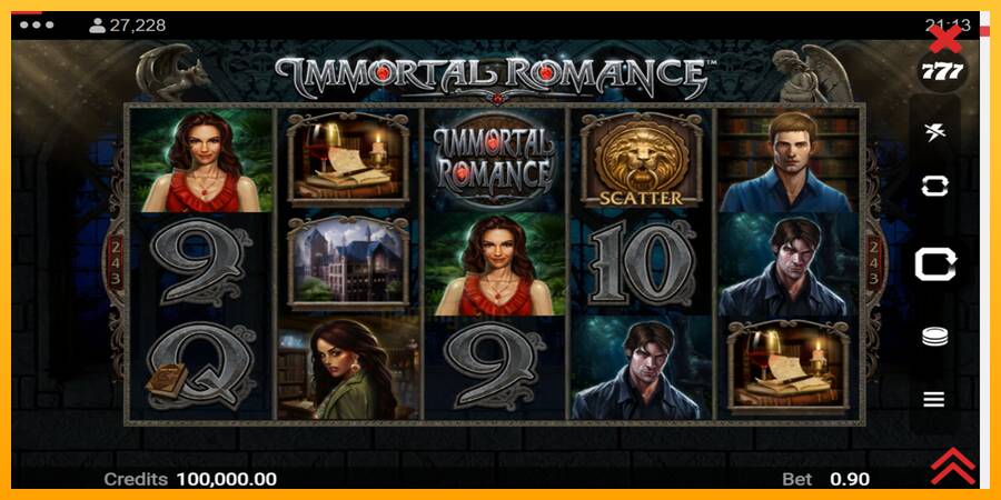 Immortal Romance gaming machine for money, picture 2