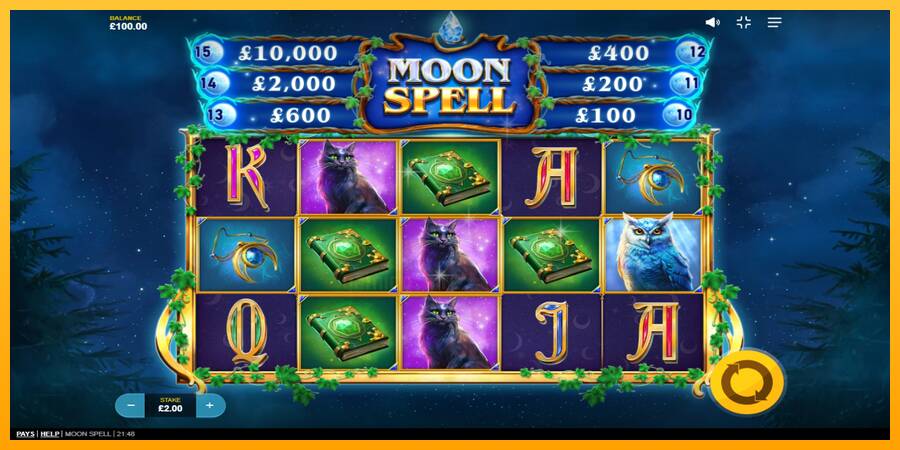 Moon Spell gaming machine for money, picture 2