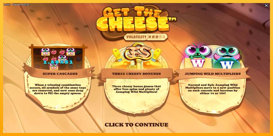 Get The Cheese gaming machine for money, picture 1