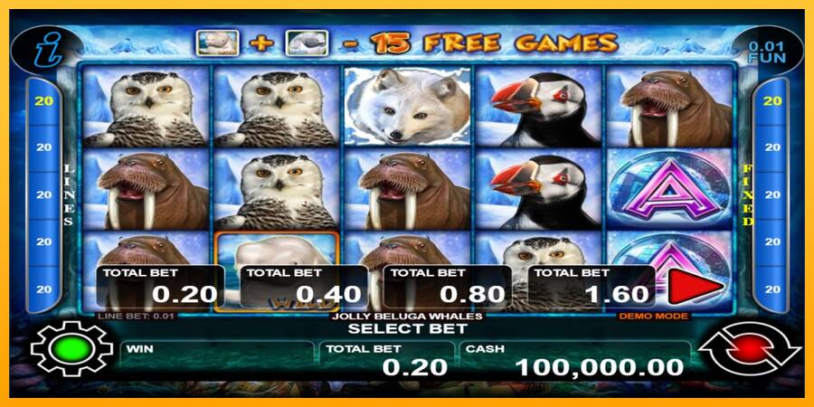 Jolly Beluga Whales gaming machine for money, picture 1