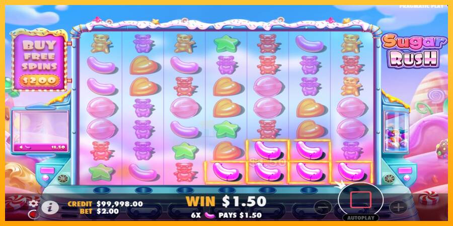 Sugar Rush gaming machine for money, picture 3