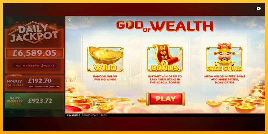 God of Wealth gaming machine for money, picture 1