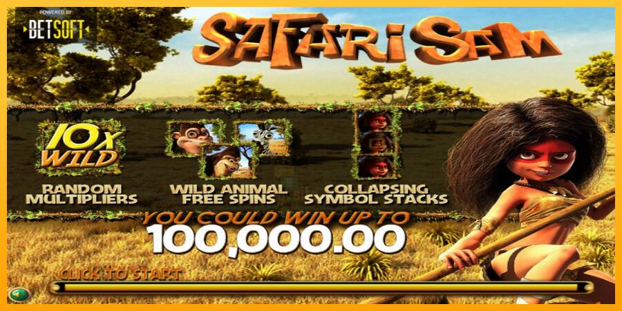 Safari Sam gaming machine for money, picture 1