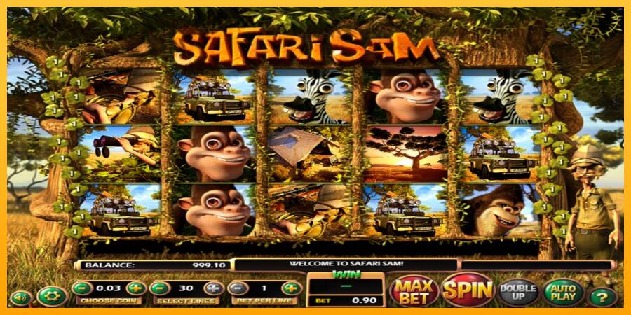 Safari Sam gaming machine for money, picture 2