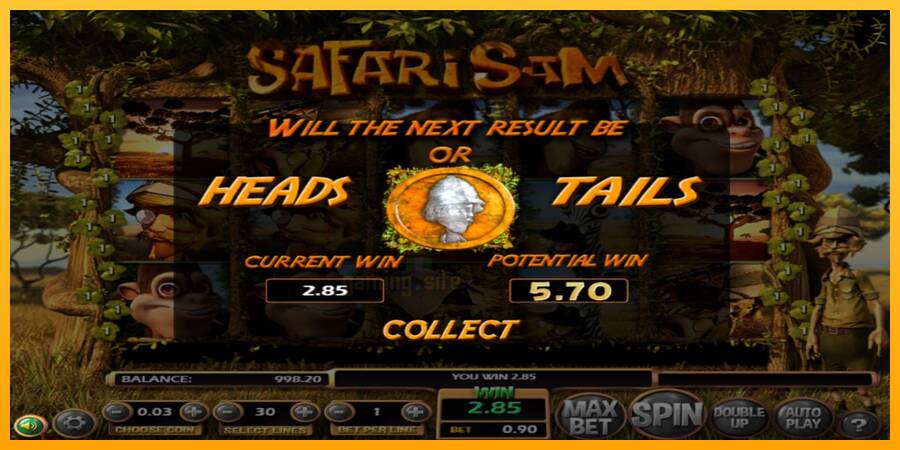 Safari Sam gaming machine for money, picture 4