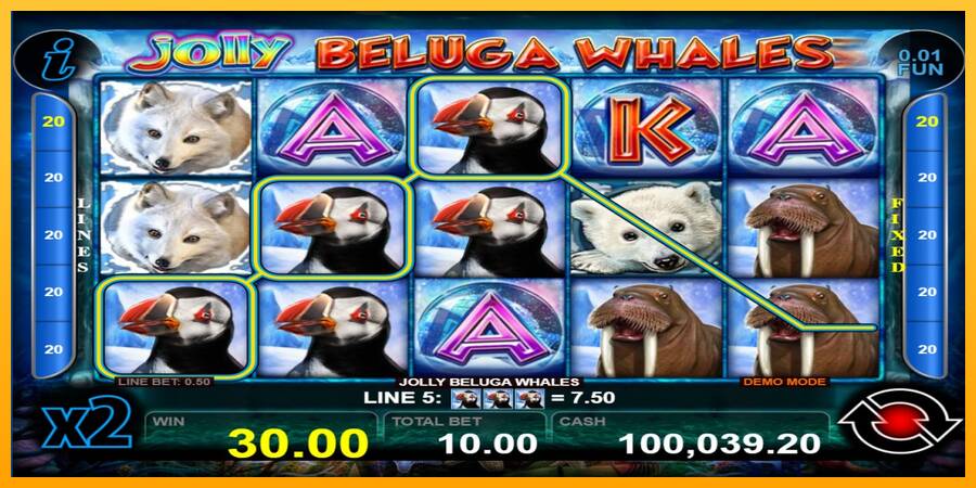 Jolly Beluga Whales gaming machine for money, picture 4