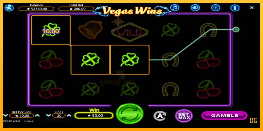 Vegas Wins gaming machine for money, picture 4