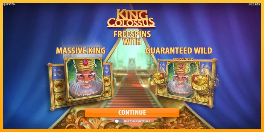 King Colossus gaming machine for money, picture 1