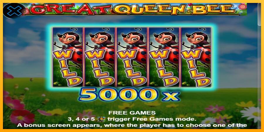 Great Queen Bee gaming machine for money, picture 4